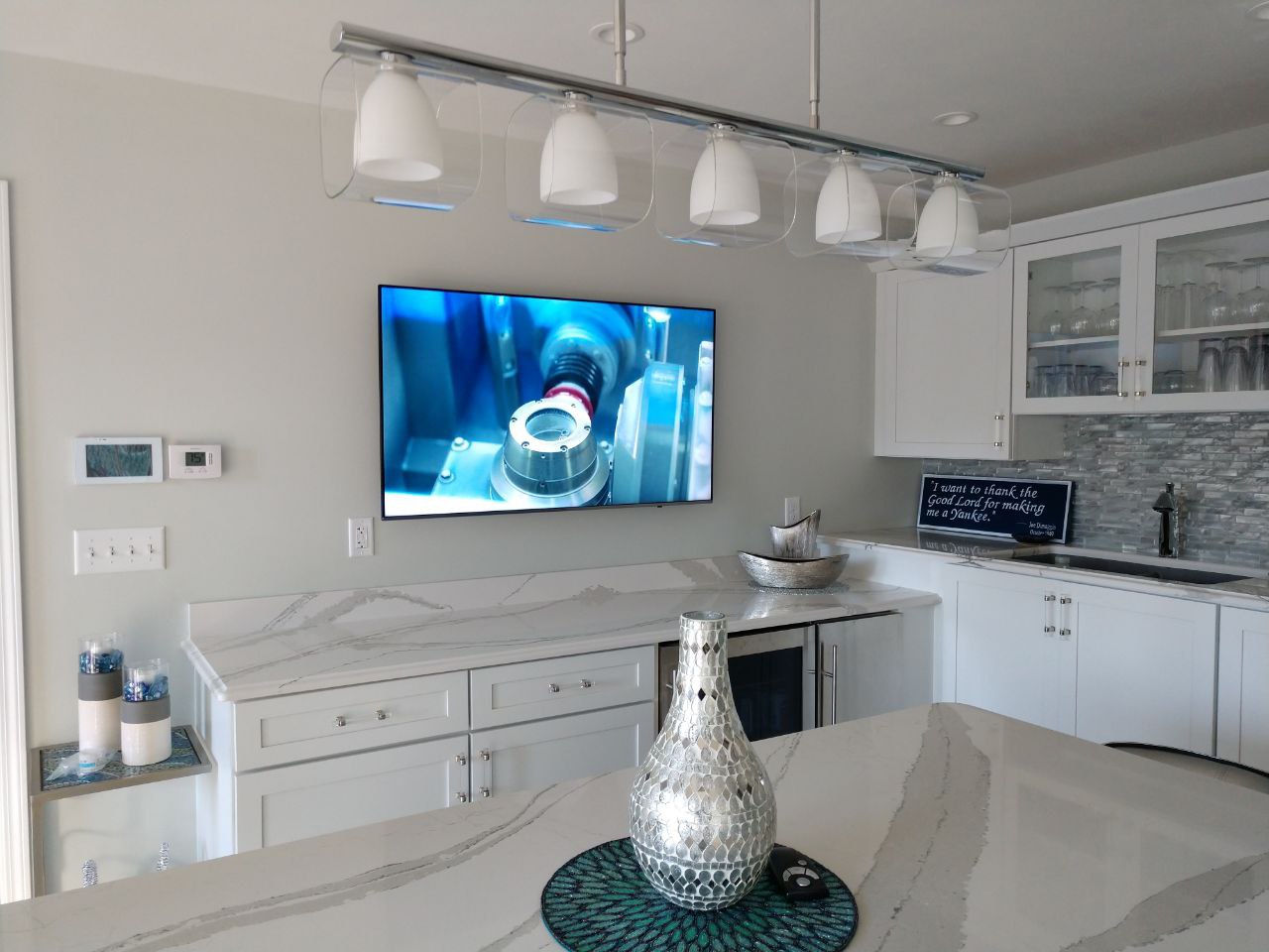 Northeast Entertainment's music system installation